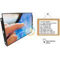 12v DC open frame wide screen 17 inch touch monitor with menu buttons